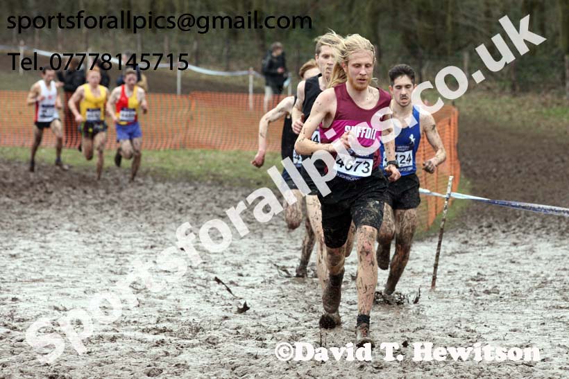 Senior mens 2018 British Inter Counties Cross Country Champs., Prestwold Hall, Loughborough. Photo: David T. Hewitson/Sports for All Pics